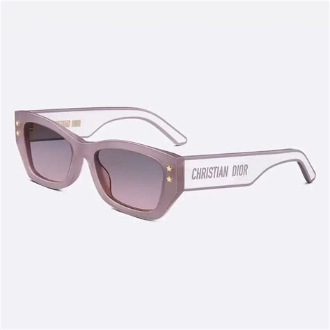 DiorPacific S2U Lilac Rectangular Sunglasses .